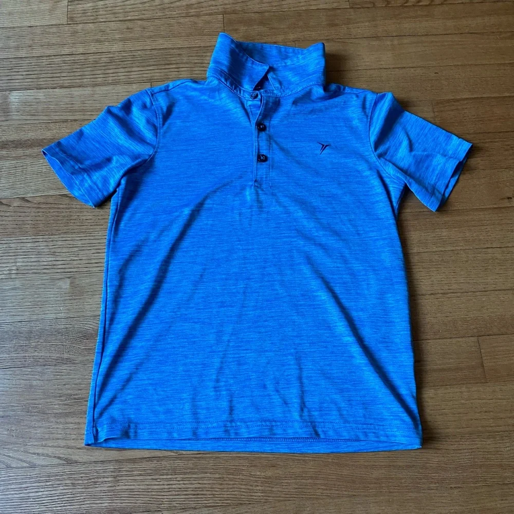 Old Navy Kids Boys M (8) Polo in Bright Blue Go-Dry